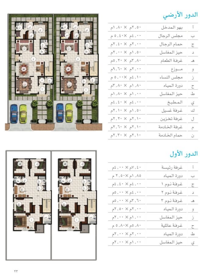⁦فيلا جلموده 396م² تايب 5 صك حر شبه جديدة⁩ - الصورة ⁦22⁩