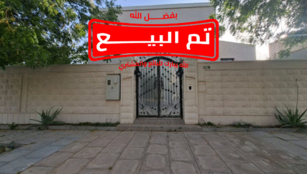 فيلا بتروكيميا للبيع في الفناتير بمساحة 535م | زاوية شارعين | تصميم مميز وحديقة داخلية